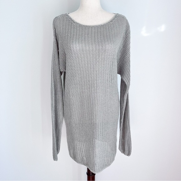 Allen Allen Gray Women's Sweater - Picture 1 of 13